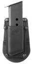 Fobus 390145 Single Mag Pouch Black Polymer Paddle Compatible w/ Single Stack/1911 Belts 1.75 in Wide