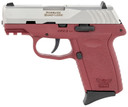 SCCY Industries CPX2TTCRG3 CPX-2 Gen3 9mm Luger Caliber with 3.10 in Barrel, 10+1 Capacity, Crimson Red Finish Picatinny Rail Frame, Serrated Stainless Steel Slide, Polymer Grip & No Manual Thumb Safety, Pistol