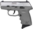 SCCY Industries CPX-3TTSG CPX-3 Sub-Compact Frame 380 ACP 10+1, 3.10 in Stainless Quadlock Barrel, Serrated Stainless Steel Slide, Sniper Gray Polymer Frame w/Finger Grooves, No Safety, Right Hand, Pistol