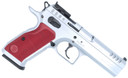 Tanfoglio IFG TFSTOCK29OR Stock II 9mm Luger 16+1 4.44 in Stainless Polygonal, Rifled Barrel, Ported Slide & Frame w/Red Polymer Grips Right Hand, Pistol