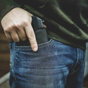 Galco SOU652B StukOn-U Black Gripper Shell Compatible w/ Glock 33/S&W M&P Shield/Taurus G2C Pocket Mount, Holster