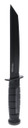 Cold Steel CS39LSFCT Leatherneck 7 in Fixed Plain Tanto Black Matte Powder Coat German D2 Steel Blade/Black Deep Checkered w/double Quillon Guard/ Griv-Ex Handle, Knife