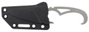 CRKT 2909 SDN 2.65 in Fixed Drop Point Plain Bead Blasted 4116 Stainless Steel Includes Sheath, Knife