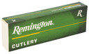 Remington Accessories 15654 Guide Lock Back 4.00 in Folding V-Flat Stainless Steel Blade, Stag Bone Handle w/Remington Shield, Nickle Silver Bolsters, Includes Leather Lanyard, Knife