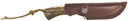 Remington Accessories 15656 Guide Fixed Skinner Stainless Steel Blade Brown/White/Silver w/Remington Shield Stag Bone/Nickle Handle Includes Sheath, Knife