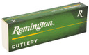 Remington Accessories 15656 Guide Fixed Skinner Stainless Steel Blade Brown/White/Silver w/Remington Shield Stag Bone/Nickle Handle Includes Sheath, Knife