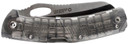 Strike Industries K1TP K1 3.51 in Folding Plain AUS-8A SS Blade Smoke Textured Polymer Handle Includes Pocket Clip, Knife