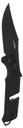 S.O.G SOG11120541 Trident AT 3.70 in Folding Clip Point Plain Black TiNi Cryo D2 Steel Blade/Blackout GRN Handle Features Line Cutter/Glass Breaker, Knife