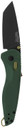 S.O.G SOG11411341 Aegis AT 3.13 in Folding Tanto Plain Black TiNi Cryo D2 Steel Blade/Forest w/Moss Accents GRN Handle, Knife
