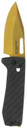 S.O.G SOG12630257 Ultra XR 2.80 in Folding Clip Point Plain Gold TiNi Cryo S35NV Steel Blade/Black Textured Carbon Fiber Handle Includes Pocket Clip, Knife