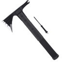S.O.G SOGSK1001CP Survival Hawk 3 in Blade 2Cr13MoV SS Blade Black w/Reflective Paracord GRN Handle 12.10 in Long Tomahawk