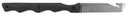 Templar NTKB222 Neck 2.46 in Fixed Tanto Plain Powder Coated D2 Steel Blade/ 4.22 in Black Canvas Micarta Handle Includes Lanyard/Sheath, Knife