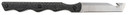 Templar NTKR222 Neck 2.46 in Fixed Tanto Plain Powder Coated D2 Steel Blade/ 4.22 in Black Canvas Micarta Handle Includes Lanyard/Sheath, Knife