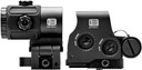 Eotech HHSVI HHS VI EXPS & G43 Magnifier Matte Black 1x/3x 1.20 in x 0.85 in 1 MOA /68 MOA Ring, Red Dot Sight
