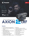 Pulsar PL77477 Axion 2 XG35 LRF Thermal Monocular Black 2.5-20x35mm 640x480, 50Hz Resolution Zoom 2x/4x/8x Features Laser Rangefinder