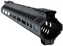 Angstadt Arms AA015HGMLT Ultra Light Handguard made of Aluminum with Black Anodized Finish, M-LOK Style, Picatinny Rail & 15 in OAL for AR-15 Includes Hardware