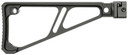 Midwest Industries MISTAPSFFES Side Folding Fixed Extruded Stock Black Anodized Aluminum for Picatinny Rail