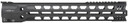 Strike Industries GRIDLOK416L16 GridLok Lightspeed With Quick Detach System 16 inL 1.57 inD M-LOK Black Aluminum for HK 416, HK MR556, M27 IAR