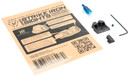 Strike Industries MP9SIGHTSSTN Strike Iron Sights-Standard Height Black | Black Front Sight Black Rear Sight