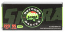 Sierra A937532 Outdoor Master 223Rem 5gr Hollow Point Boat Tail 20 Per Box/10 Case Centerfire, Rifle Ammunition