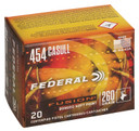 Federal F454FS1 Fusion 454Casull 260gr Fusion Soft Point 20 Per Box/10 Case Centerfire, Handgun Ammunition