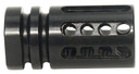 Bowden Tactical J1348328 Flash Hider made of Black Nitride Finish 4140 Steel with 1/2 in-28 tpi Threads & 4 in OAL for Multi-Caliber (Up to 9mm)