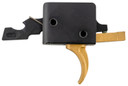 CMC Triggers 91501GF Drop-In Gold Finger Single-Stage Curved Trigger with 3-3.50 lbs Draw Weight & Gold Finish for AR-15,AR-10