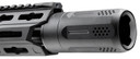 Strike Industries BSOPPRESSORUBK Oppressor Universal Blast Shield Multi-Cal 3.37 inL 1.61 inD Black Anodized Steel/Aluminum for Barrels with 1/2 in & 5/8 in Threads (Max .98 inD Barrels)