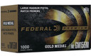 Federal GM155M Gold Medal Premium Multi Caliber, Handgun 1000 Per Box/5 Case