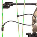Trophy Ridge No Tie Tube Peep 1/4 in Black AFLTB