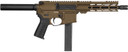 CMMG PE91A516CMB Banshee Mk9 9mm Luger 32+1 8", Midnight Bronze Rec, Buffer Tube (No Brace), EML7 M-LOK Handguard, Zeroed Linear Comp (Colt Mag Compatible)