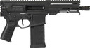 CMMG 55A938FAB Dissent 5.56x45mm NATO 30+1 6.50 in, Black Cerakote Rec, OEM Grip, Picatinny Buffer Adapter, Zeroed Drop-In Single Stage Trigger, Pistol