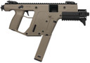 Kriss USA KV10PFD30 Vector SDP Enhanced G2 10mm Auto 33+1 6.50 in Black Nitride Threaded Barrel, FDE Picatinny Rail Top & Bottom, MK5M Modular Rail, Pistol