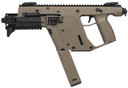Kriss USA KV10PFD30 Vector SDP Enhanced G2 10mm Auto 33+1 6.50 in Black Nitride Threaded Barrel, FDE Picatinny Rail Top & Bottom, MK5M Modular Rail, Pistol