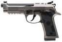 Beretta J92XPCO21 92X PCO Full Size Frame 9mm Luger 15+1 4.90 in Black Barrel, Gray Nistan Optic Ready/Serrated Steel Slide & Frame w/Beavertail & Picatinny Rail, Pistol