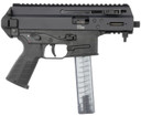 B&T Firearms 36176502 APC9K 9mm Luger 30+1 4.30 in Black Steel Barrel, Black Picatinny Rail Receiver, Brace Adapter, Black Polymer Grips, Pistol