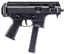 B&T Firearms 36176502G APC9K 9mm Luger 33+1 4.30 in Black Steel Barrel, Black Picatinny Rail Receiver, Brace Adapter, Black Polymer Grips, Pistol