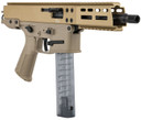 B&T Firearms 4500022 CTB&T GHM 9mm Luger 30+1 6.90 in Coyote Tan, Collapsible Stock, Polymer Grip, Ambi Controls (OEM Mag), Pistol