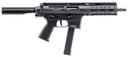B&T Firearms 500003AB SPC9 9mm Luger 33+1 9.10 in, Black, Buffer Tube Stock, Polymer Grip (OEM Mag), Pistol