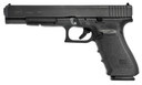 Glock UG4030101MOS G40 Gen4 Competition MOS 10mm Auto 10+1 6.02 in Steel Barrel, Matte Black MOS Cut/Serrated Steel Slide, Black Polymer Frame w/Picatinny Rail, Black Interchangeable Backstrap Grip, USA Made, Pistol