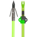Muzzy Classic Fish Arrow Chartreuse with Carp Point 1420-CBS