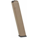 ProMag Polymer Magazine Glock 17/19/26 9mm FDE 32 rd. GLK-A8B-FDE