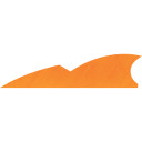 Gateway Batwing Feathers Flo Orange 2 in. LW 50 pk. 200LNSFO-50