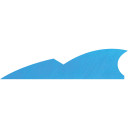 Gateway Batwing Feathers Sky Blue 2 in. RW 50 pk. 200RNSBL-50