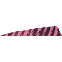 Gateway Shield Cut Feathers Barred Flo Pink 4 in. RW 50 pk. 400RSBFP-50