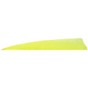 Gateway Shield Cut Feathers Flo Yellow 4 in. RW 100 Pk. 400RSSFY-100