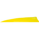 Gateway Shield Cut Feathers Flo Yellow 4 in. RW 50 pk. 400RSSFY-50