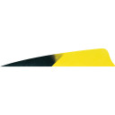 Gateway Shield Cut Feathers Kuru Flo Yellow 4 in. RW 50 pk. 400RSKFY-50