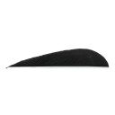 Trueflight Parabolic Feathers Black 3 in. RW 100 pk. 11208