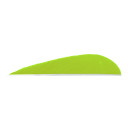 Trueflight Parabolic Feathers Chartreuse 3 in. RW 100 pk. 11213